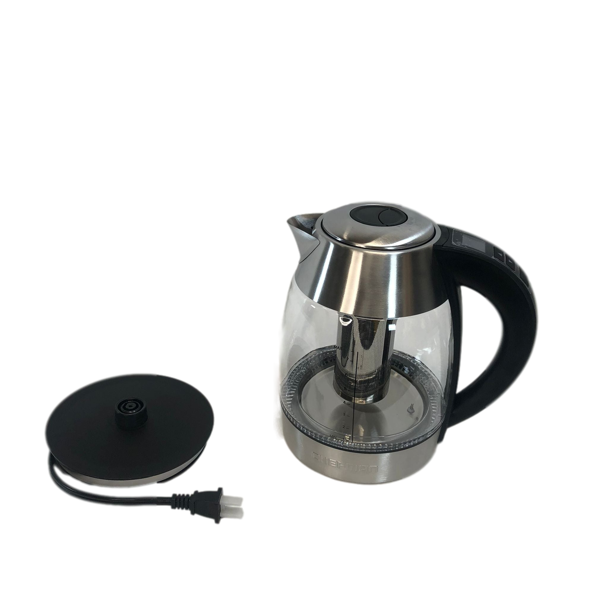 As is Chefman 1.8L Digital Precision Electric Kettle with Tea Infuser –  Wholesale Bidder