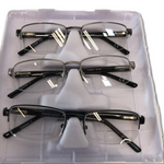 As is Design Optics by Foster Grant  Metal Reading Glasses, 3-Pack - Unboxed