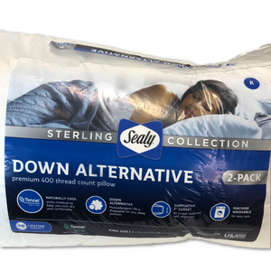 As is Sealy Sterling Collection Down-Alternative Pillow, 2-pack