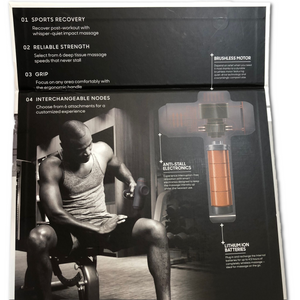 As is Sharper Image Power Percussion Deep Tissue Massager
