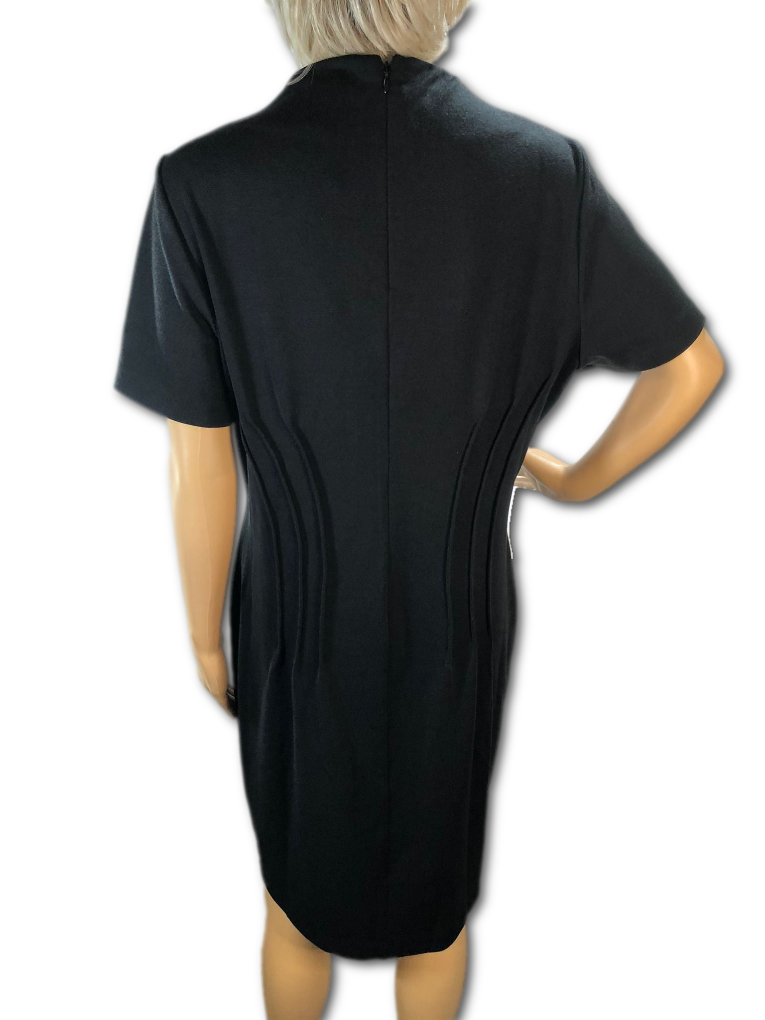 Black Beauty Women's Ponte Cut Out Dress Size 14