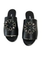 Charles David Soleil Jeweled Slide Sandals - 1/2" Heel 5M