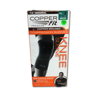 Copper Fit Compression Knee Sleeves 1 Pack