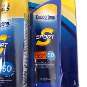 Coppertone Sport Sunscreen SPF 50 Spray and Lotion