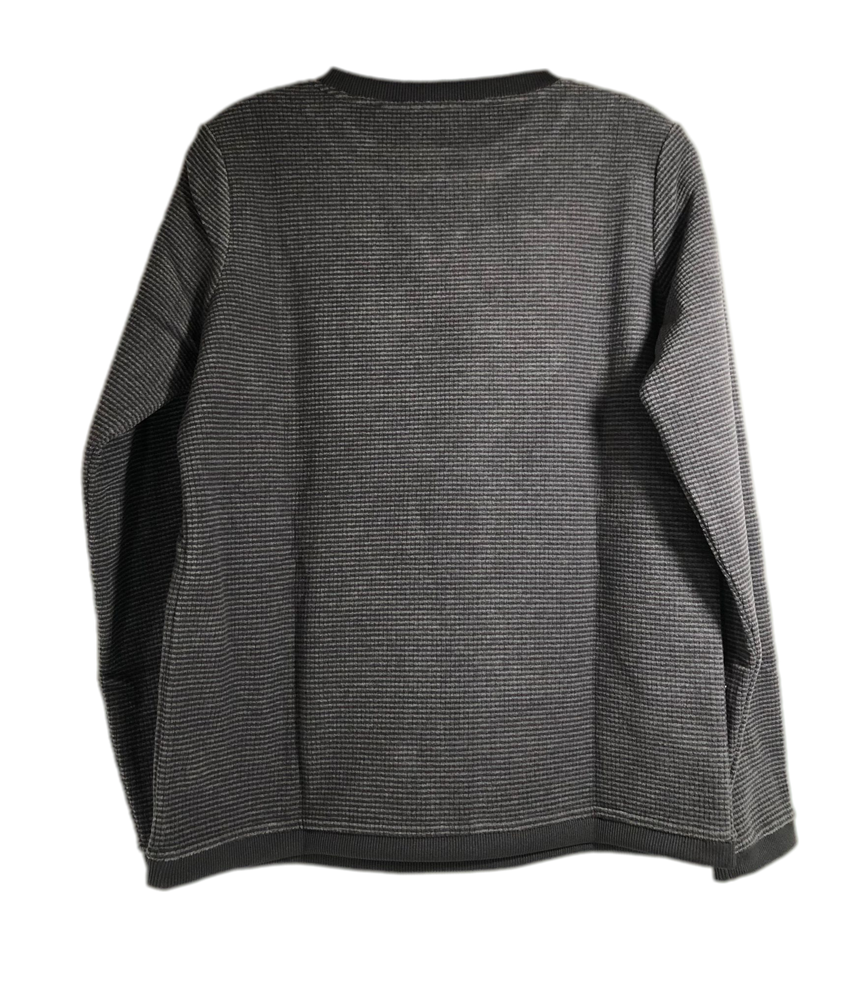 Denim & Co. Chenille Fleece Long-Sleeve Sweatshirt