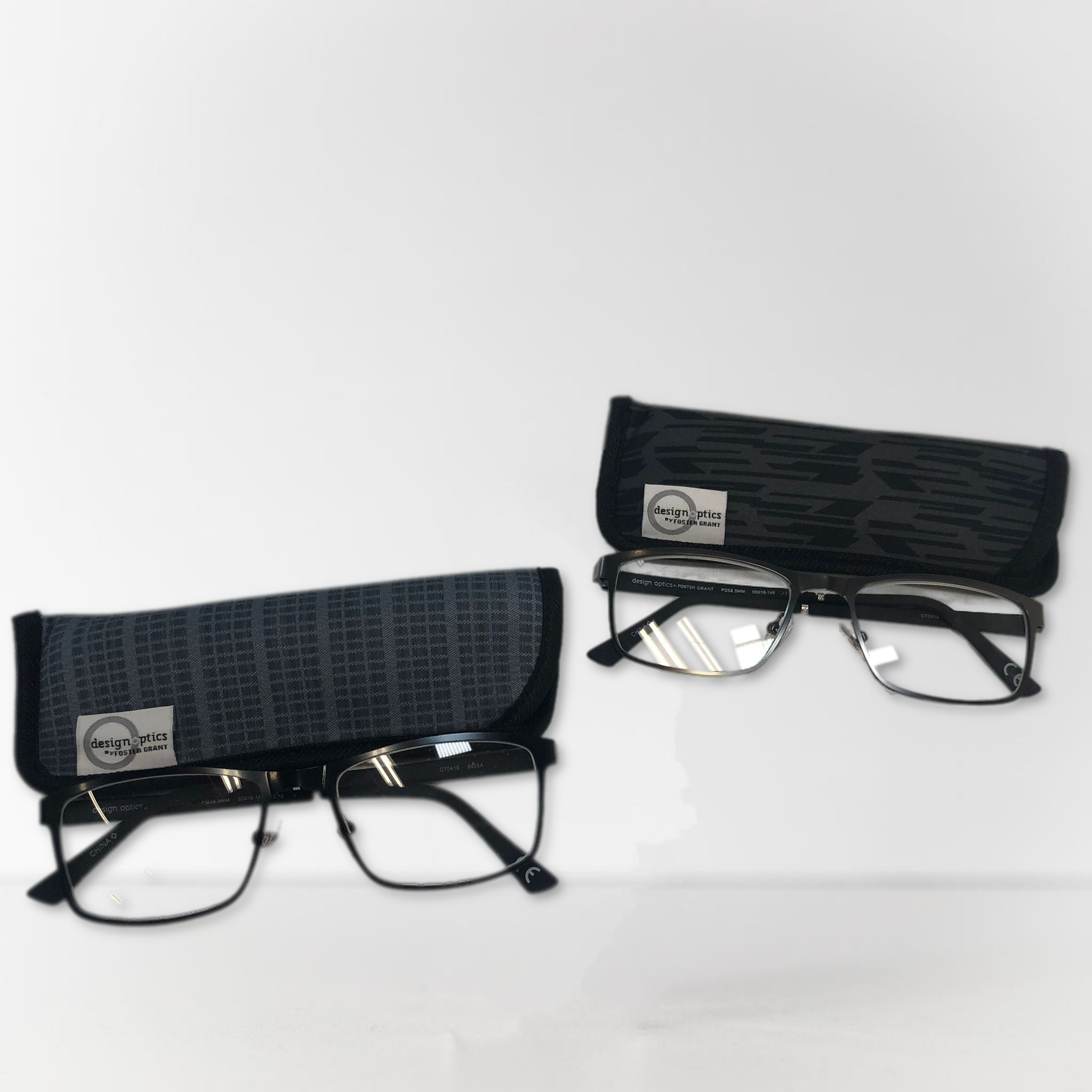 Design Optics by Foster Grant Reading Glasses 3-Pack 55/18 +1.50