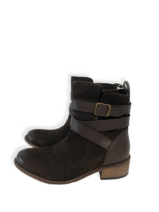 Earth Suede Ankle Boot - Woodland Hayley
