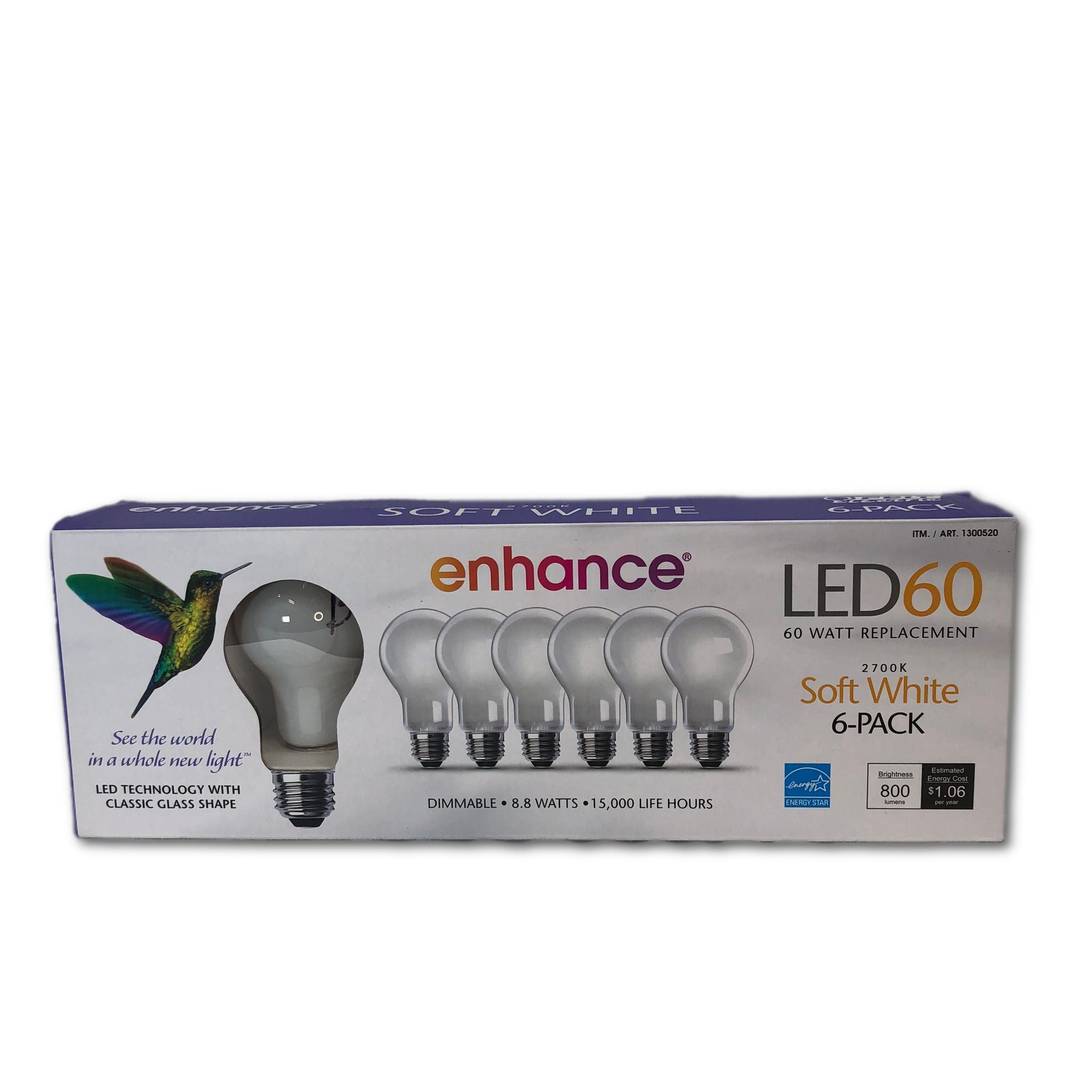 Feit Electric LED 60W Replacement 6 Pack Soft White