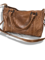 Frye Melissa Leather Satchel Handbag with Removable Crossbody Strap