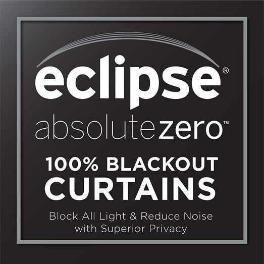 eclipse 2-Pack Absolute Zero Dean 100% Blackout Window Curtains