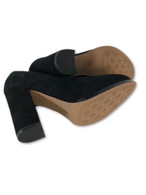 Hayley Block Heel Pump | Suede | Cushioned Footbed | Isolá®