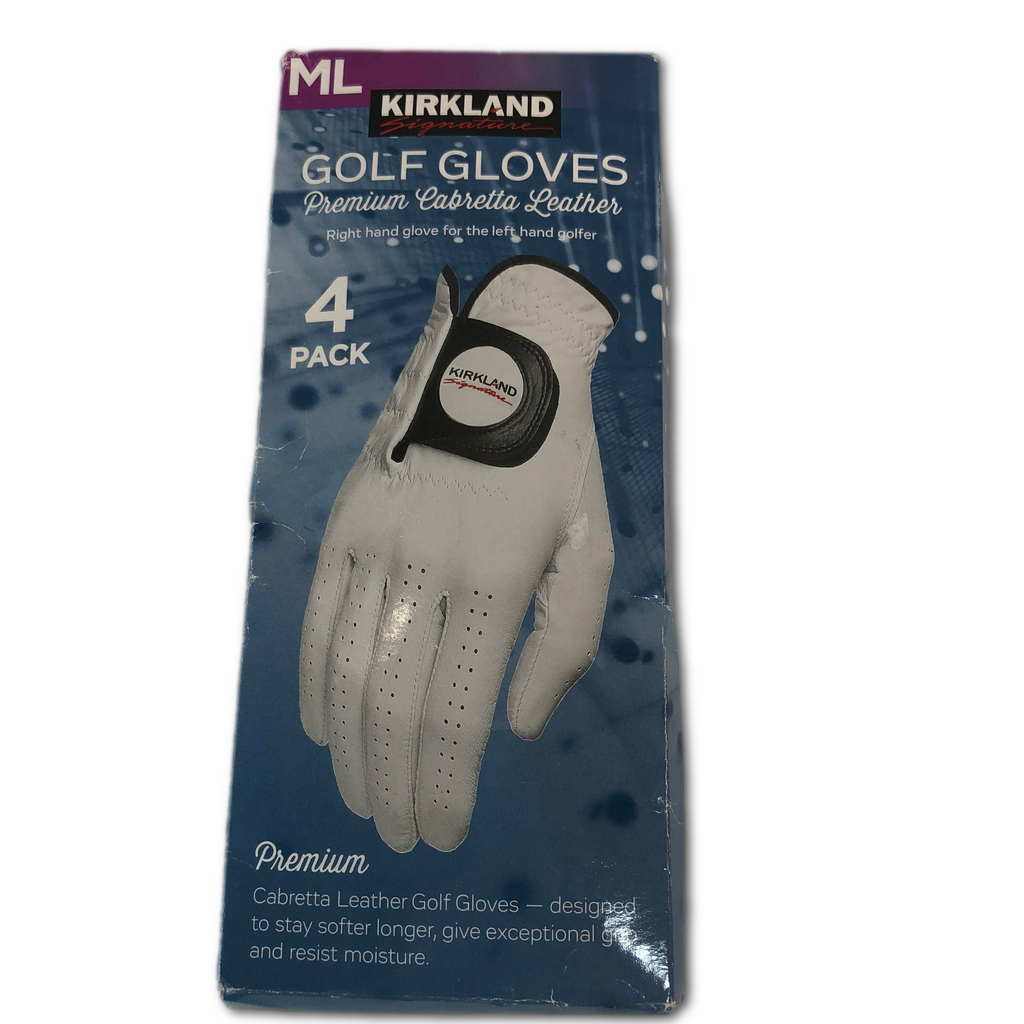 Kirkland Signature Premium Cabretta Leather Golf Gloves 4pck