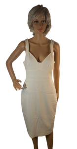 LIKELY White Likely Agoura Dress Size 8 Dry Clean Only