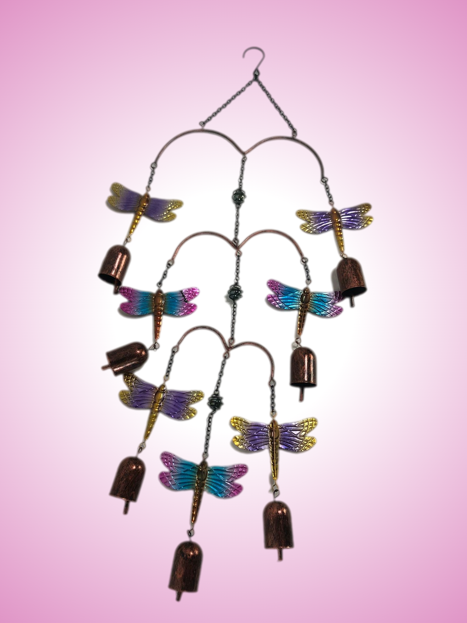 Marigold Cascading Wind Chime with Hook