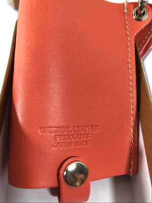 Naniwa Leather Himeji Leather Glow case glo Cover, pink, One size