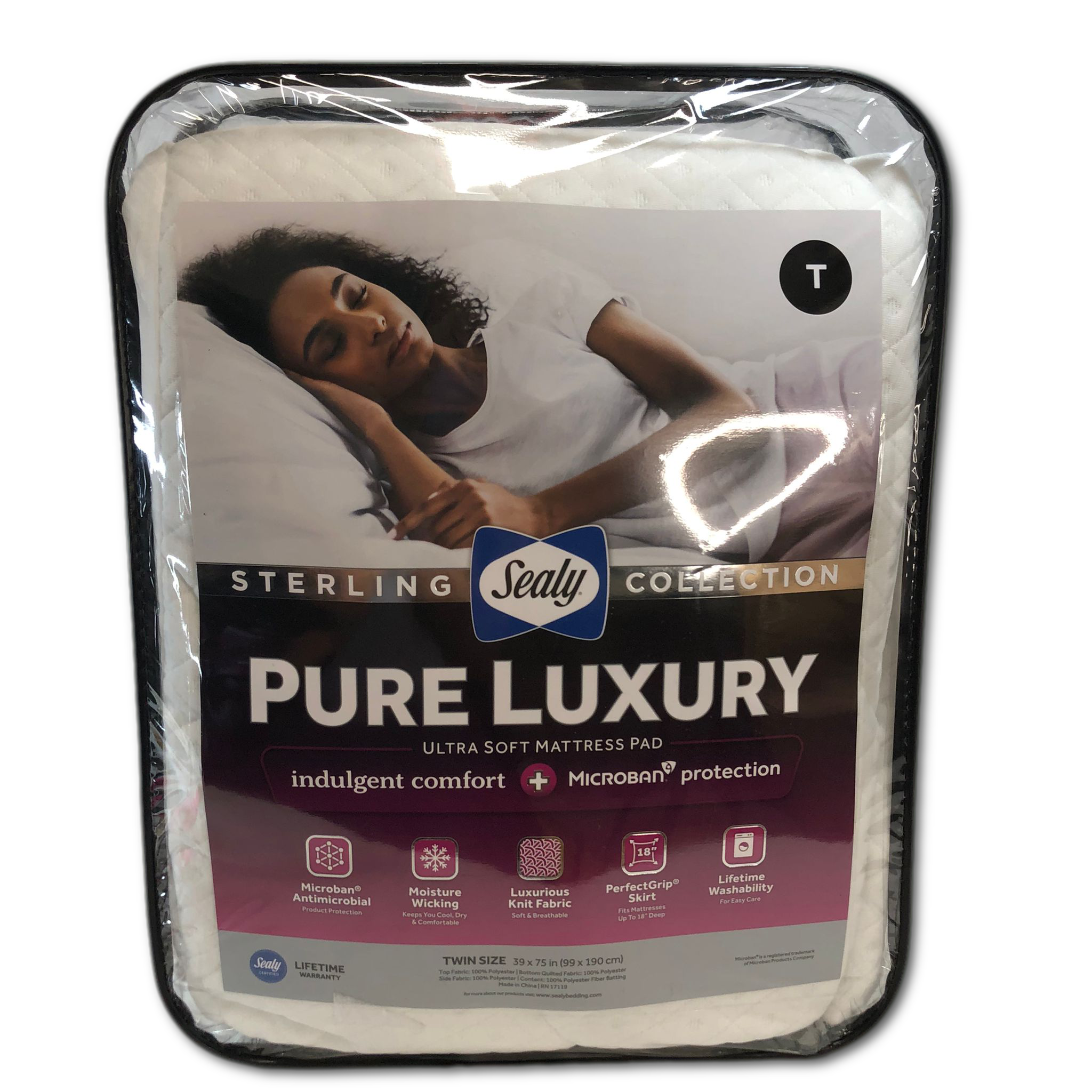 Sealy Sterling Collection Pure Luxury Mattress Pad