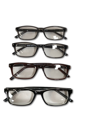 Set of 4 DesignOptics Full Frame Reading Glasses +1.25