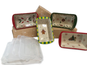 Temp-tations Set of 4 Mini Loaf Pans with Gift Boxes