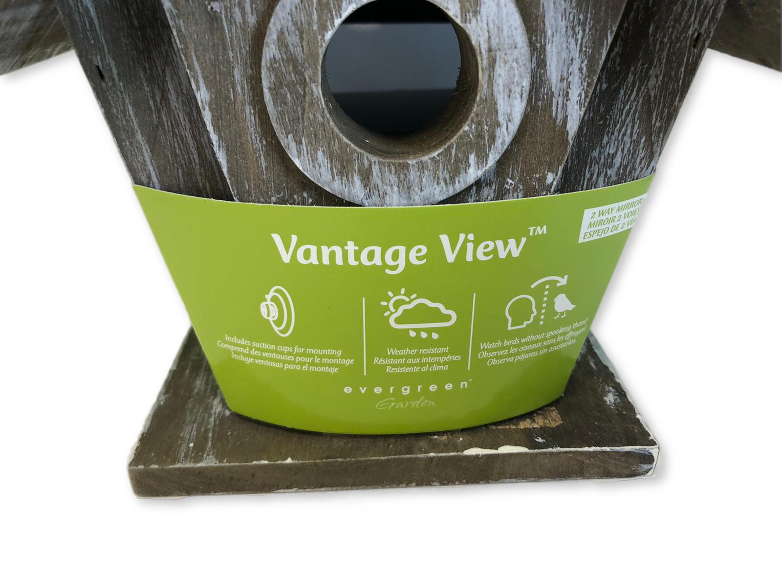 Vantage View Wooden Birdhouse by Evergreen