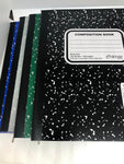 Top Flight Composition Book 8-pack 100 sheets Wide Rule