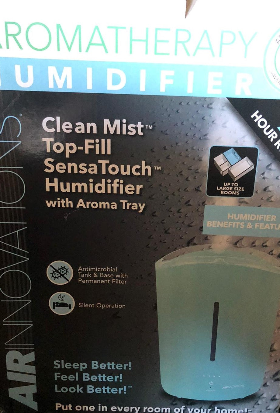 "As is" Air Innovations 1.3 Gal Clean Mist Top Fill SensaTouch Humidifier