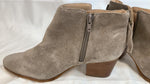 Sole Society Suede Ankle Boots with Zipper - River