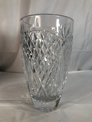 8.5" Waterford Crystal O'Mara Vase - Store Demo, No Retail Packaging