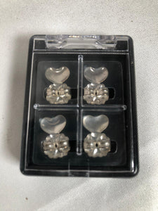 Set of Two Silver Magic Box Earring Lifters by Lori Greiner