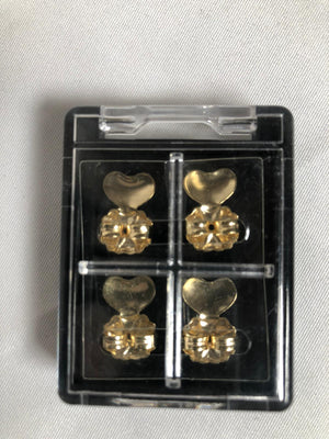Set of Two Silver Magic Box Earring Lifters by Lori Greiner