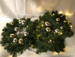 Casa Zeta-Jones Indoor/Outdoor Holiday 3-Piece Illuminated Wreath w/ Timer