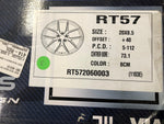 FK Ethos RT-57 Gloss Black Ball Cut Machined Wheels - Set of 4 - 20x8.5 - 5x112