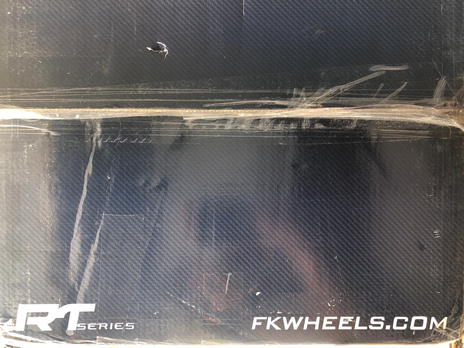 FK Ethos RT-57 Gloss Black Ball Cut Machined Wheels - Set of 4 - 20x8.5 - 5x112