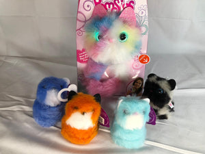 Pomsies Pet Interactive Lighted Plush with 4 Pomsie Poos