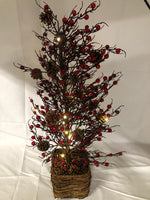 "As is" Home Reflections 30" Tabletop Twig Tree With Vine Base