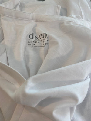 Denim & Co. Textured Knit Split V-Neck Sleeveless Tunic