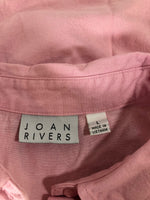 "As Is" Joan Rivers Denim Shirt with Back Button Details