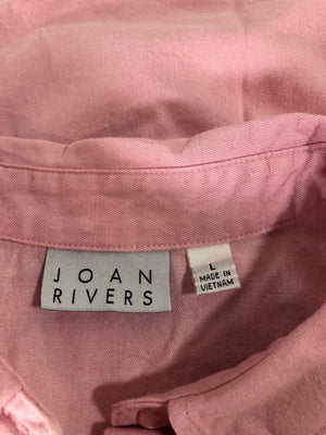 "As Is" Joan Rivers Denim Shirt with Back Button Details