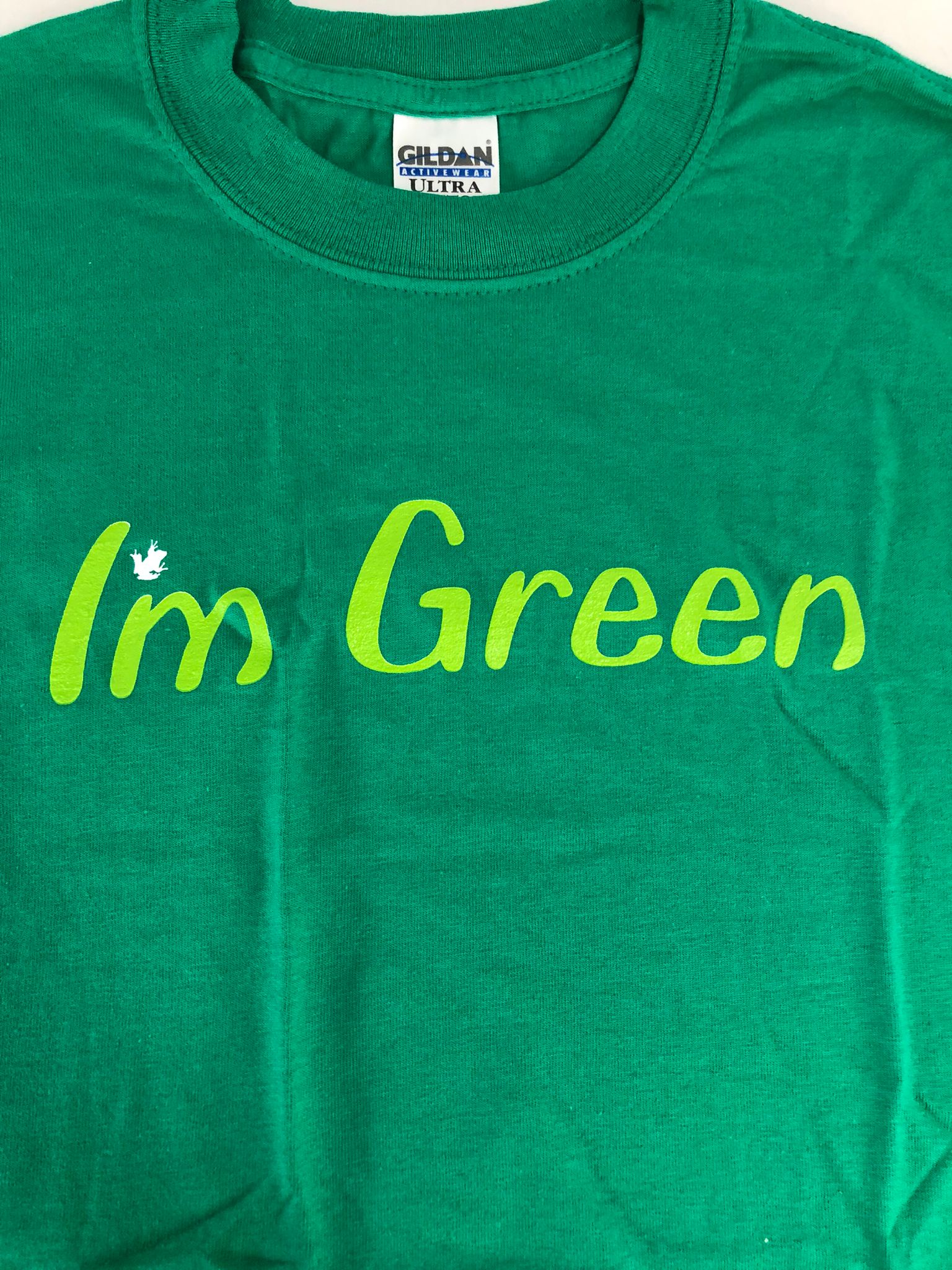 3B Scientific 100% Pre Shrunk Cotton I'm Green Small Tee Shirt