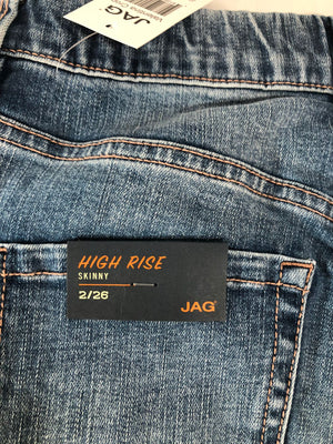 Jag Jeans womens Valentina Crop High Rise Jeans Pants - Fire Island, Size 2 (US)
