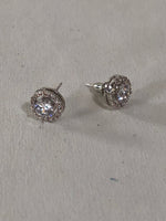 Women Cubic Zirconia Small Stud Earrings Flower Heart Round Star Waterdrop Ear Cuff Fashion Jewelry for Daily Party Wedding