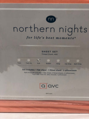 Northern Nights 400TC Cotton & Rayon Made From Bamboo Sheet Set - Full