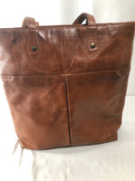Frye Antique Leather Melissa Tote Bag with Laptop Sleeve