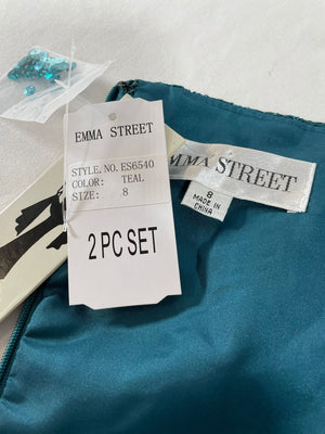 Emma Street Women's Two Piece Lace Jacket Dress