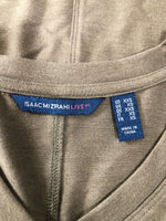 Isaac Mizrahi Live! TRUE DENIM V-Neck Pocket Knit Top