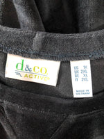 Denim & Co. Active Regular Velour Tunic