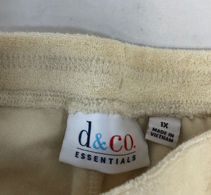 Denim & Co. Essentials Knit Terry Pull-on Capri Pants