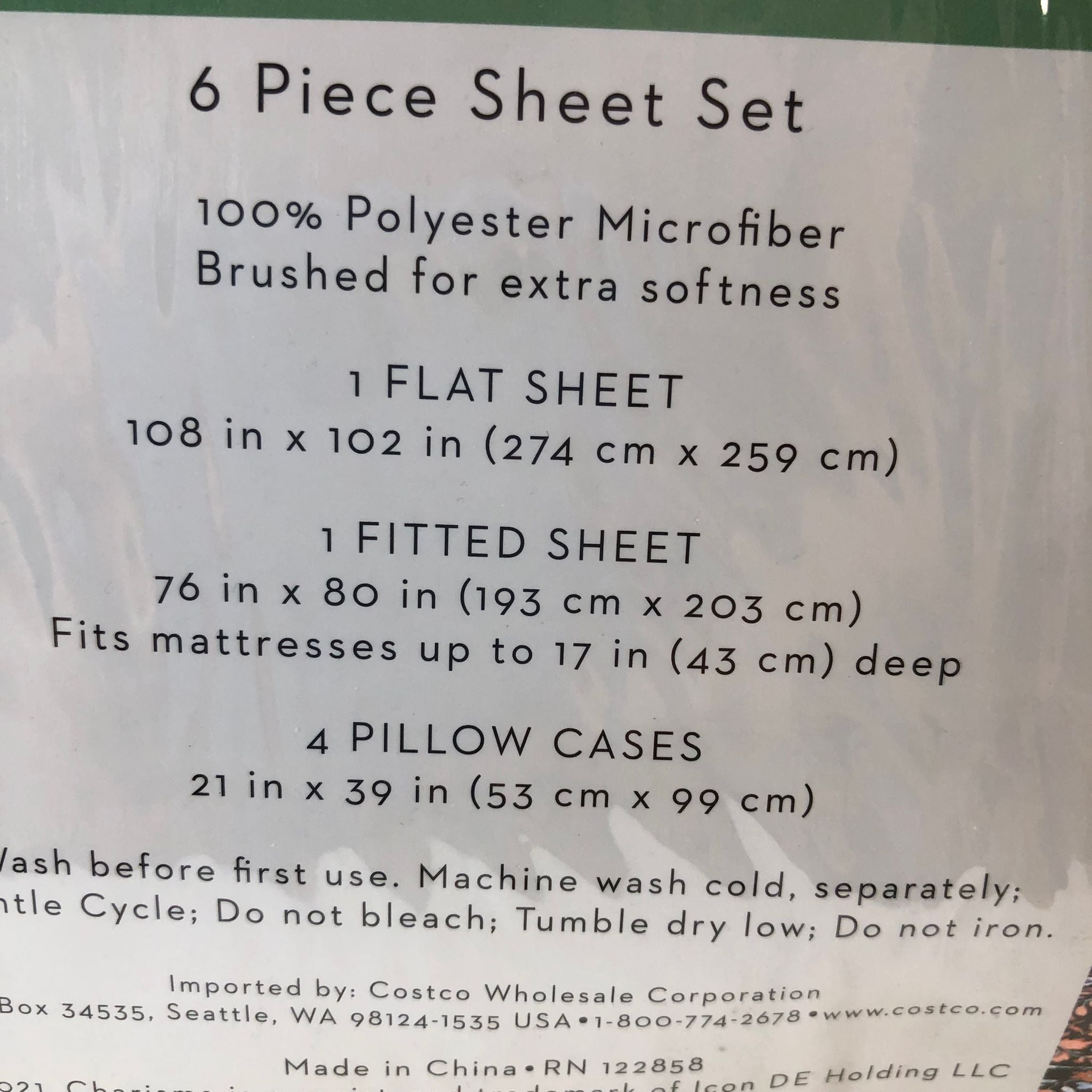 Charisma Microfiber Sheet Set