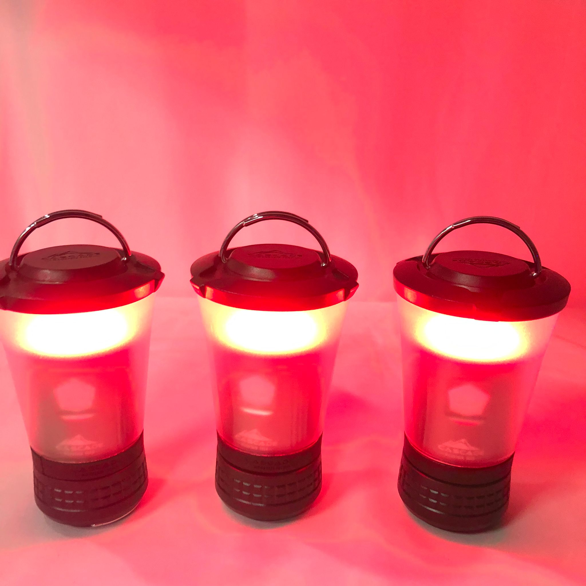 Cascade Mountain Tech 500-Lumen Ipx4 LED Flashlight Lantern - 3 Pack