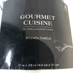 Gourmet Cuisine by Town & Country Living - set of 8 Kitchen Towels