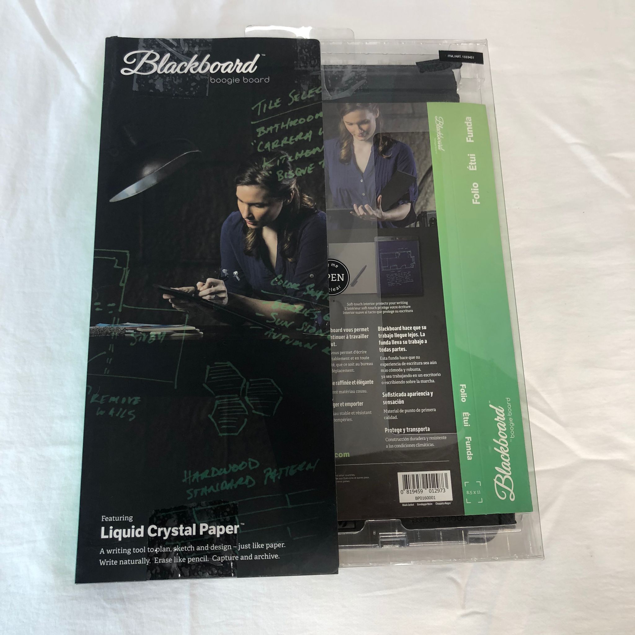 Boogie Board Blackboard eWriter and Folio Bundle